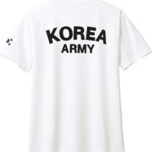 코리아아미티셔츠 블랙화이트 기능성 드라이 티셔츠