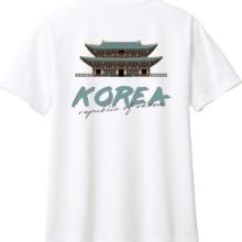 경복궁티셔츠 화이트 기능성 드라이 티셔츠