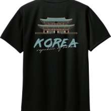 경복궁 블랙 기능성 드라이 티셔츠